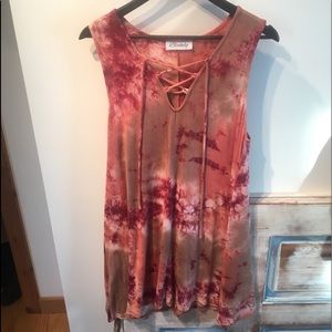 Tie-dye dress, sleeveless